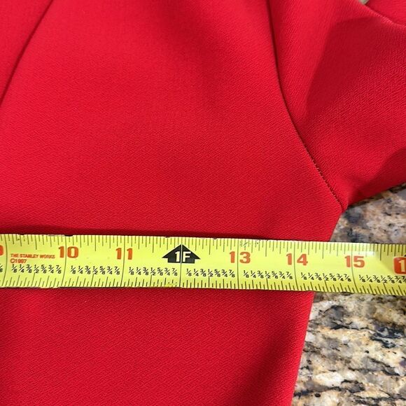 Bec + Bridge Long Sleeve Bodycon Mini Dress In Red Size 4 - Picture 9 of 12